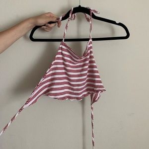Brandy crop halter top PERFECT FOR THE 4th!!